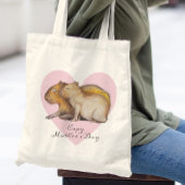 Capy Mother Day Niedlich Capybara Baby & Mama Cust Tragetasche