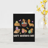 Capy Oaster Day Capybara Jagd Eier Spaß Karte (Gelbe Blume)
