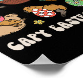 Capy Oaster Day Capybara Jagd Eier Spaß Poster (Ecke)