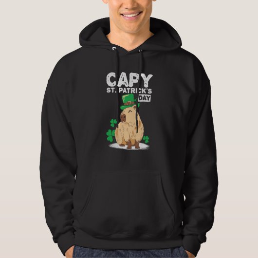 Capy St Patrick's Day Capybaras Capybara   1 Hoodie (Vorderseite)