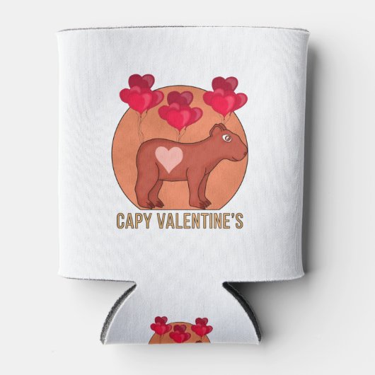 Capy Valentine Dosenkühler (Vorderseite)