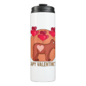 Capy Valentine Thermosbecher (Vorderseite)