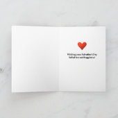 Capy Valentine's Day Funny Capybara Lover Gruß Karte (Innenseite)