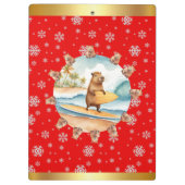 CAPY XMAS KLEMMBRETT (Rückseite)