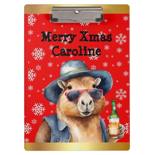 CAPY XMAS KLEMMBRETT (Vorderseite)