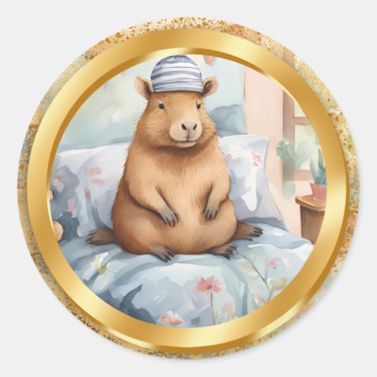 CAPYBARA - 2 STICKERS (Vorderseite)