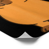 Capybara 67 Meme Six Seven Funny  Poster (Ecke)