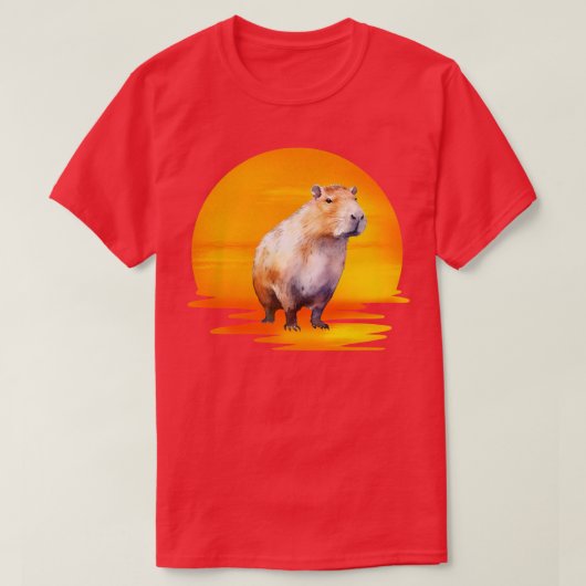 Capybara 9 T-Shirt (Design vorne)