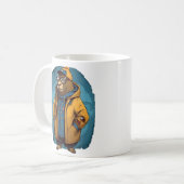 Capybara Animal Lover's Geschenk Kaffeetasse (Vorderseite Links)