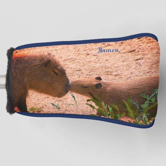 Capybara Animal Putter Golf Head Cover Headcover (Vorderseite)