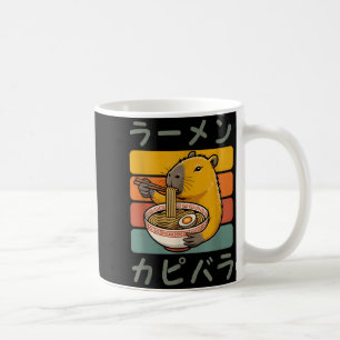 Capybara Anime Grafik Ramen Kawaii Japanische Vint Kaffeetasse