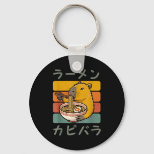 Capybara Anime Grafik Ramen Kawaii Japanische Vint Schlüsselanhänger