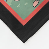 Capybara Anime Graphic Ramen Kawaii Japanischer Vi Fleecedecke (Ecke)