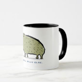 Capybara (anpassbarer Text) Tasse (VorderseiteRechts)