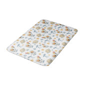 Capybara Astronaut Muster Bath Mat Badematte (Schrägansicht)