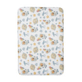 Capybara Astronaut Muster Bath Mat Badematte (Vorderseite Vertikal)