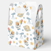 Capybara Astronaut Muster Gefälligkeitsboxen Geschenkschachtel (Geöffnet)