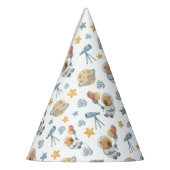 Capybara Astronaut Muster Party Hat Partyhütchen (Links)