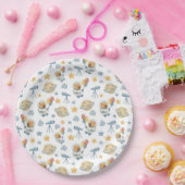 Capybara Astronaut Musterpapiere Teller (Party)