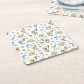 Capybara Astronaut Musterpapiere Untersetzer (angewinkelt)