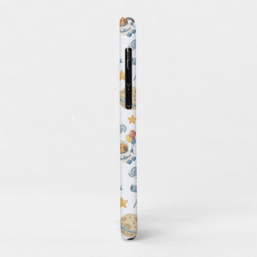 Capybara Astronautenmuster Case-Mate iPhone Hülle (Hinten/Links)