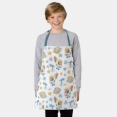 Capybara Astronautenmuster - Schürze (Getragen)