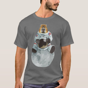 Capybara Astronautin Anzug Galay C T-Shirt