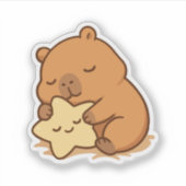 Capybara Aufkleber (Vorderseite)
