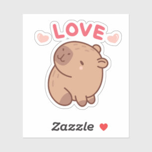 Capybara Aufkleber