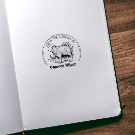 Capybara aus der Bibliothek, Buch Gummistempel