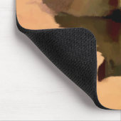 Capybara aus einem ruhigen See Mousepad (Ecke)