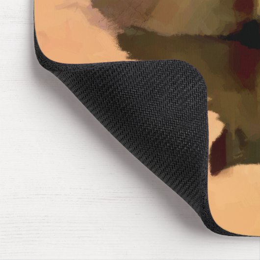 Capybara aus einem ruhigen See Mousepad (Ecke)