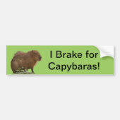 Capybara Autoaufkleber (Vorne)