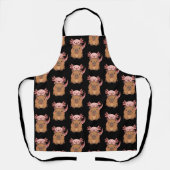Capybara Axolotl Kawaii Animal Lover Zoo Day Schürze (Vorderseite)
