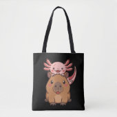Capybara Axolotl Kawaii Animal Lover Zoo Day Tasche (Vorderseite)