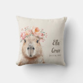 Capybara Baby Nursery • Personalized Kissen (Vorderseite)