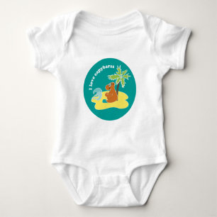 Capybara Baby Strampler