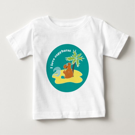 Capybara Baby T-shirt (Vorderseite)