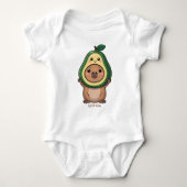 Capybara Baby T - Shirt Baby Bodysuit (Vorderseite)