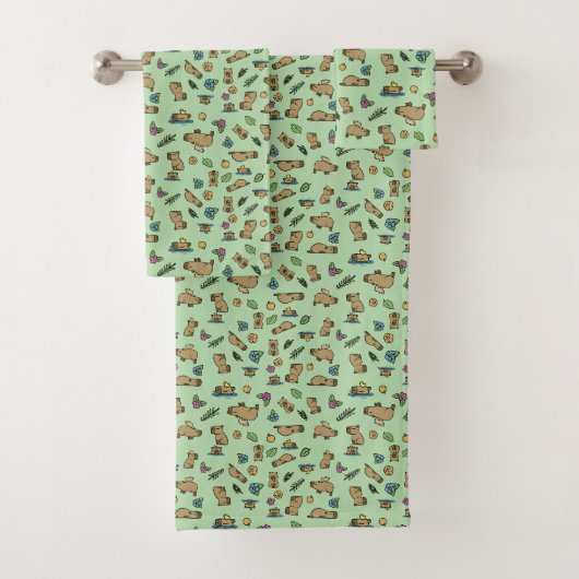 Capybara Badhandtuch Set (Insitu)