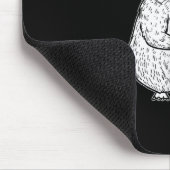 Capybara Badminton Shuttle - Player Racket Badminb Mousepad (Ecke)