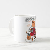 Capybara Barista Kaffeetasse (Vorderseite Links)
