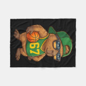 Capybara Basketball 67 Gen Alpha Slang Srts Männer Fleecedecke (Vorderseite (Horizontal))