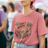 Capybara Be Happy Tri-Blend Shirt