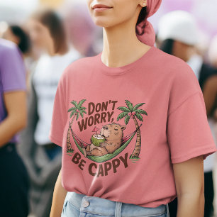 Capybara Be Happy Tri-Blend Shirt