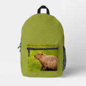 Capybara Bedruckter Rucksack (Vorderseite)
