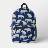 Capybara Bedruckter Rucksack (Vorderseite)