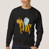 Capybara bee costume sweatshirt (Vorderseite)