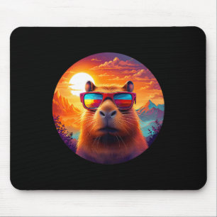 Capybara Berg Natur Tierwelt Wald Mousepad