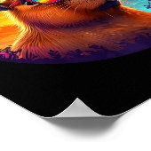 Capybara Berg Natur Tierwelt Wald Poster (Ecke)